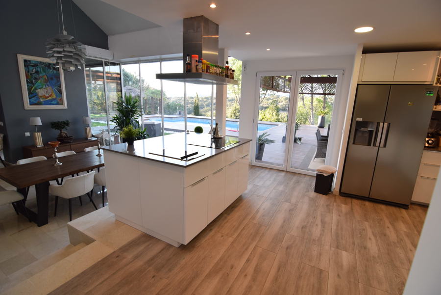 Cocina abierta al salón