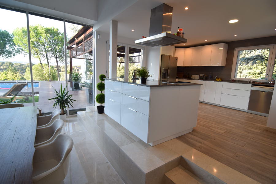 Cocina abierta al salón