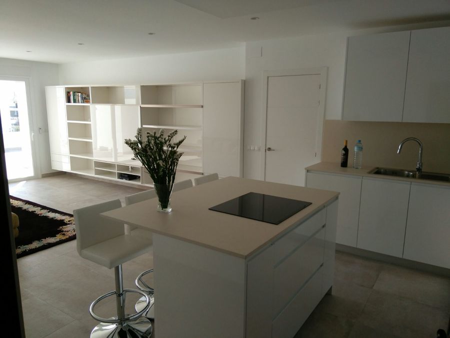 Cocina abierta al salón