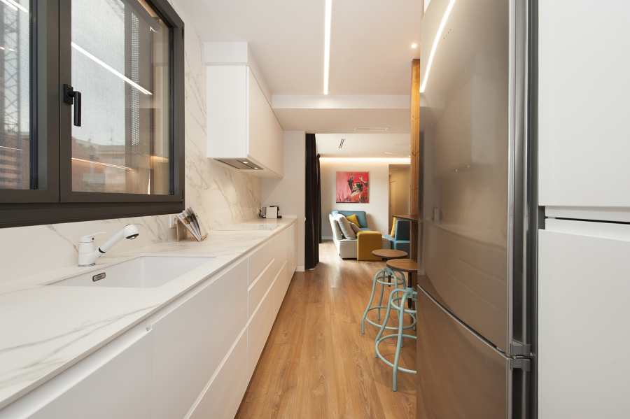 Cocina abierta al salón