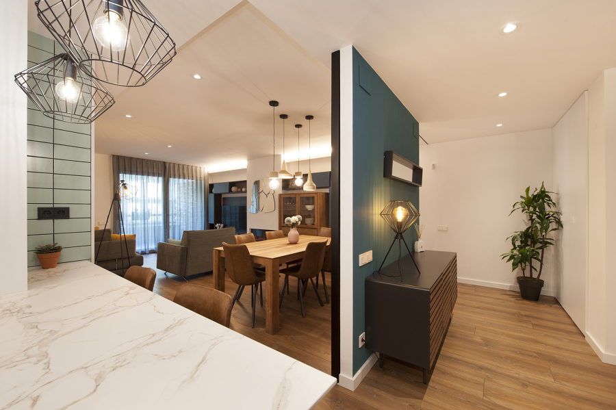 Cocina abierta al salón