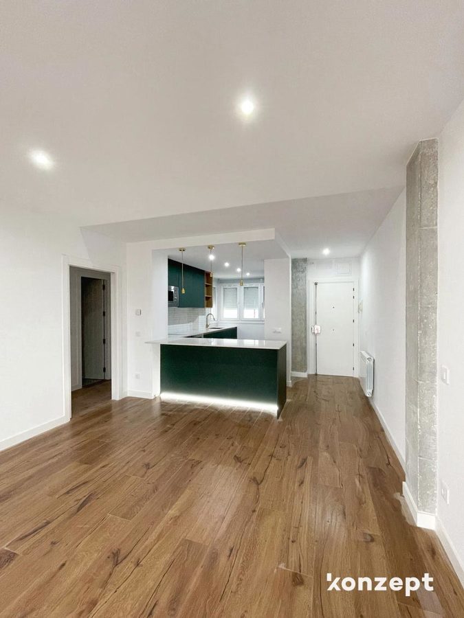 cocina abierta al salón