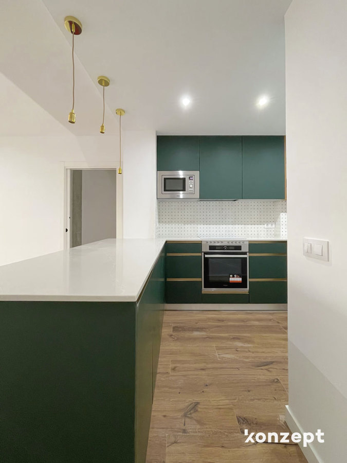 cocina abierta al salón