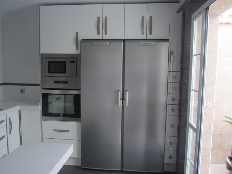 Cocina alto brillo blanco