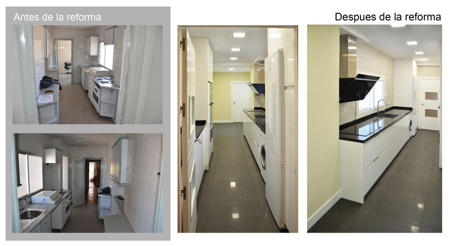 Cocina antes y despues