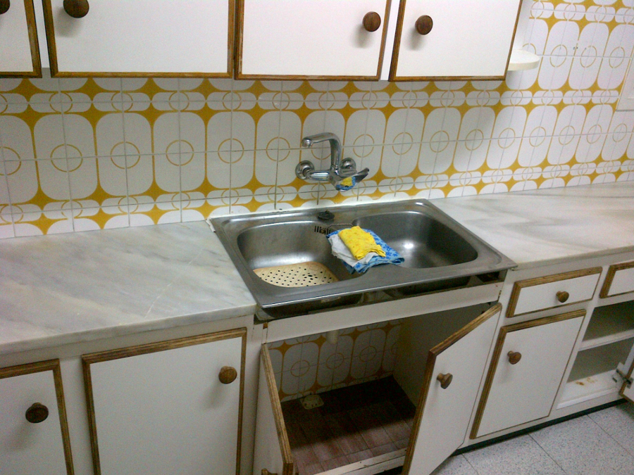 Cocina antes y después de la reforma 