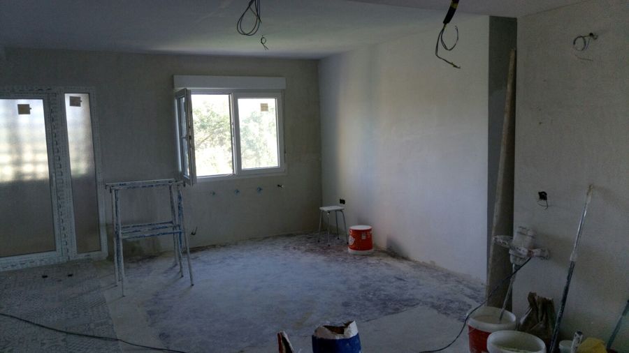 Cocina - comedor en proceso