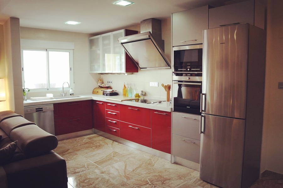 Cocina - comedor - salon.