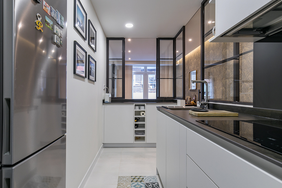 Cocina con cerrajería