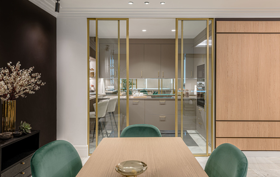 Cocina con cerrajería