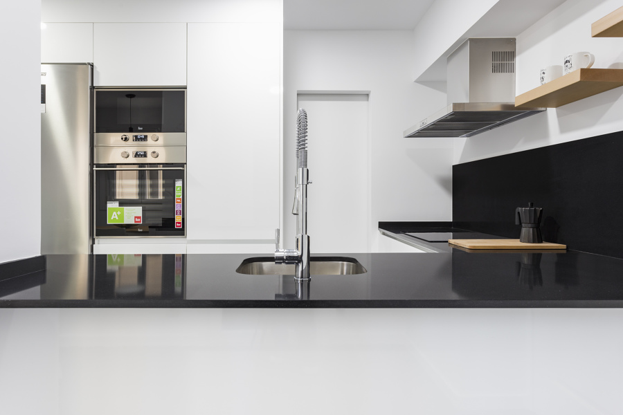 Cocina con península