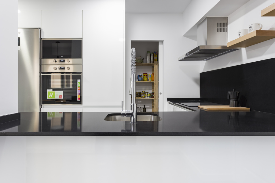 Cocina con península