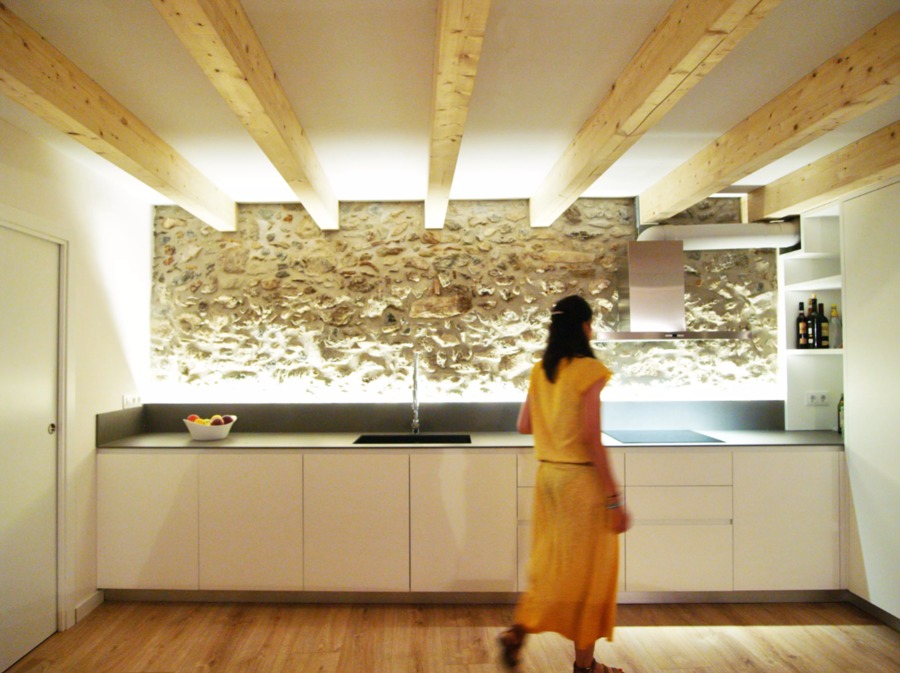 Cocina de casa de pueblo