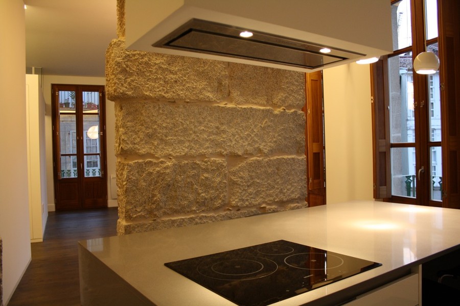 Cocina de diseño con isla