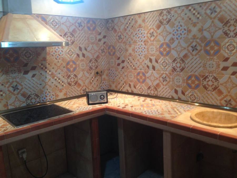 Cocina de mampostería