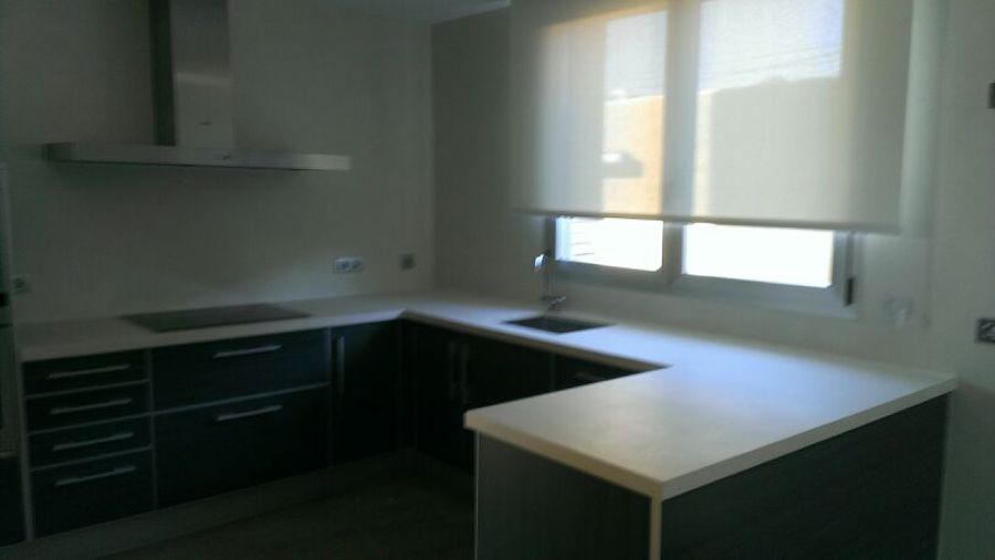 Cocina de microcemento