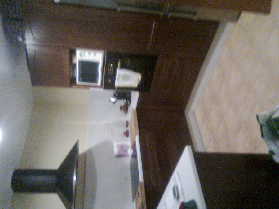 Cocina de roble oscuro