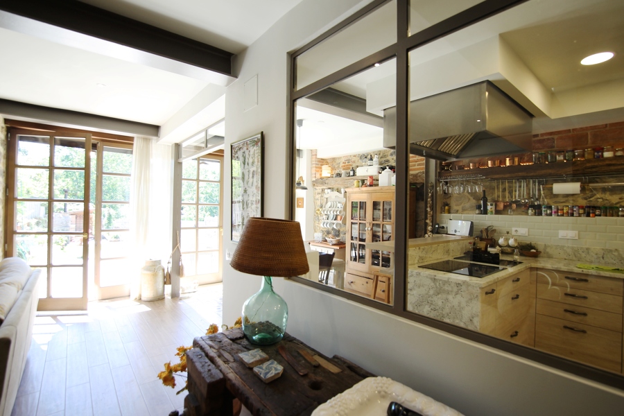 Cocina desde el salón