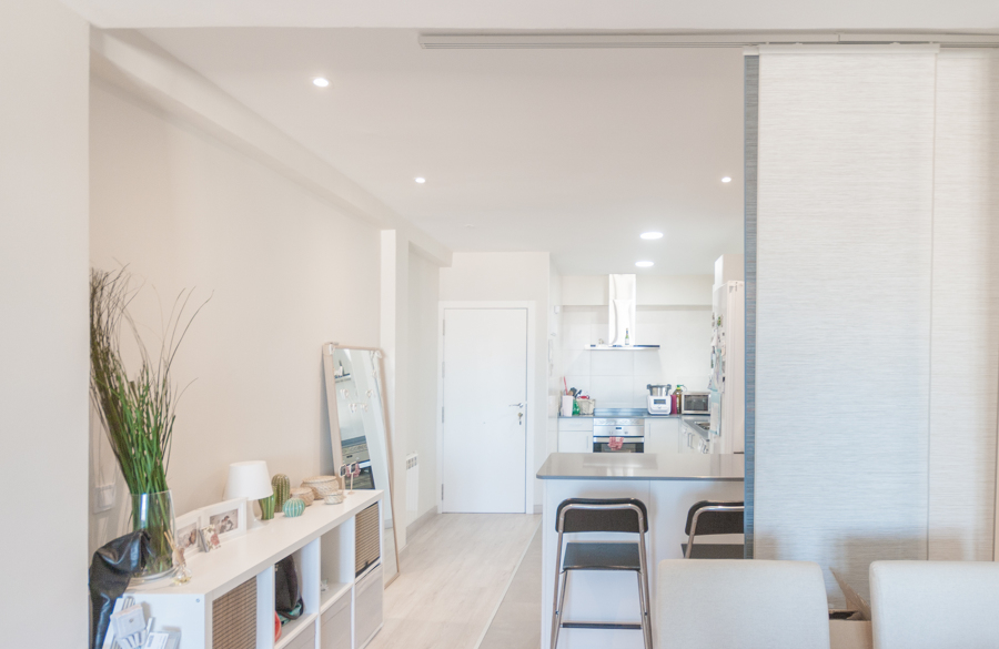 Cocina desde el salón