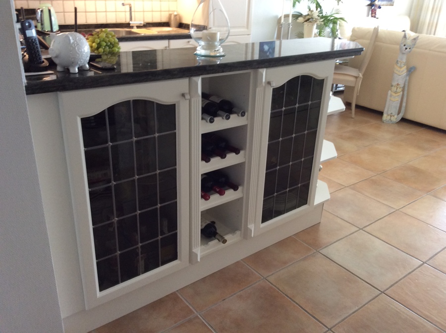 Cocina después del lacado