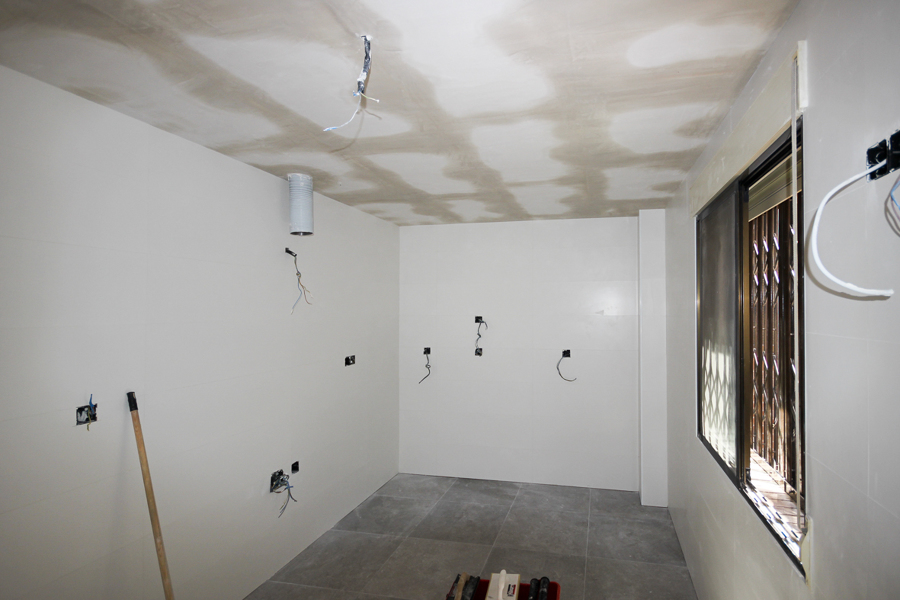 Cocina - Durante. Azulejo y pavimento colocados