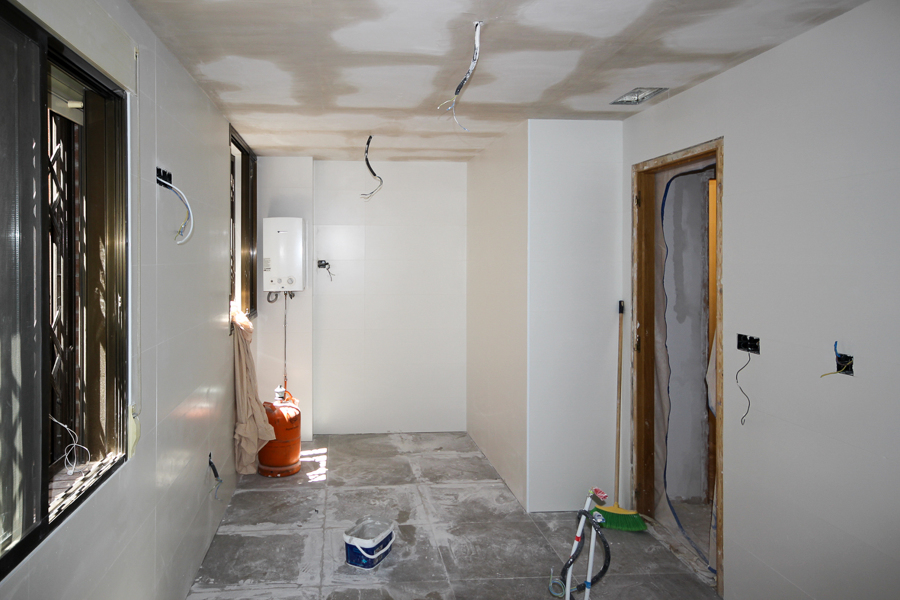 Cocina - Durante. Azulejo y pavimento colocados