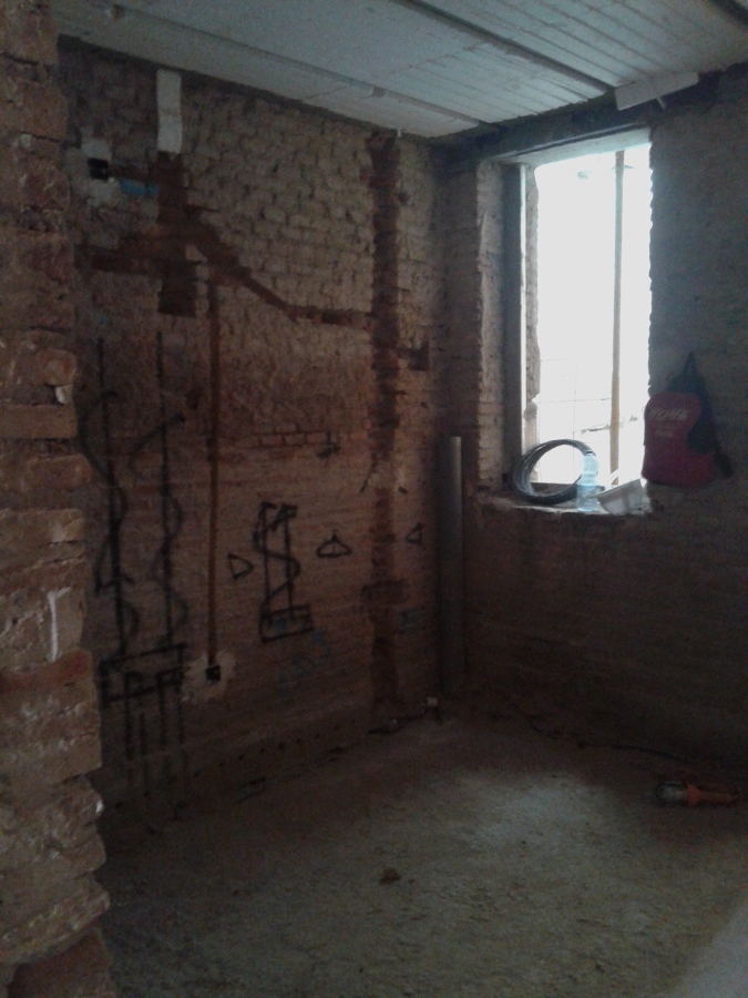 Cocina durante la obra