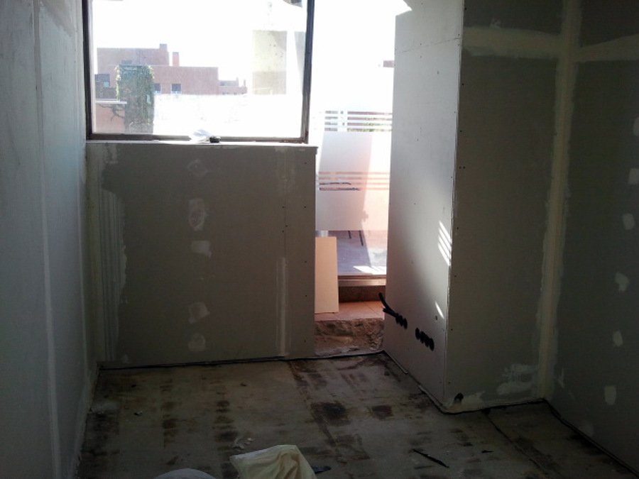 Cocina durante la reforma