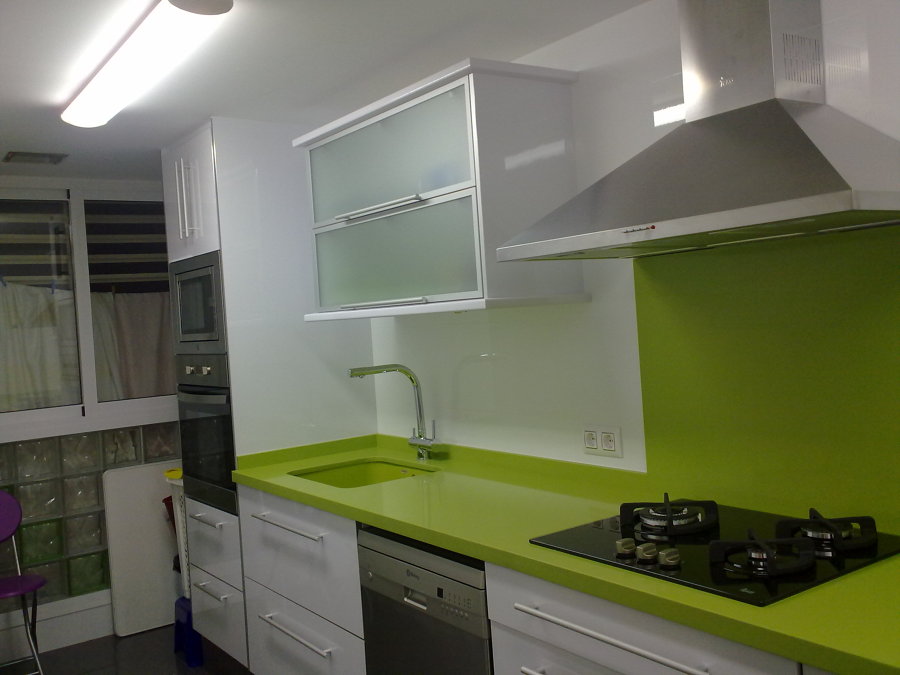 cocina en bario de la luz