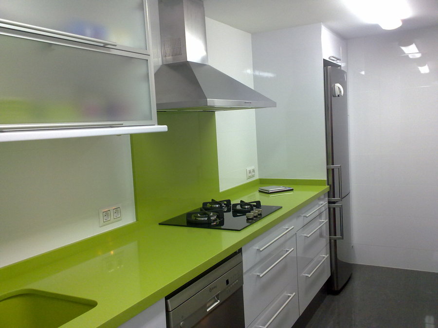 cocina en bario de la luz