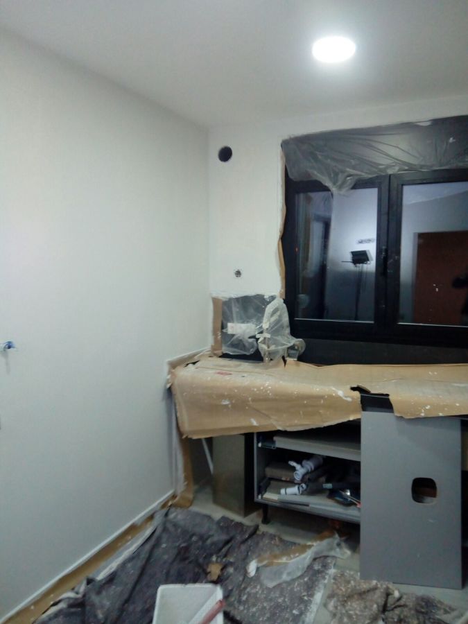 Cocina en blanco mate