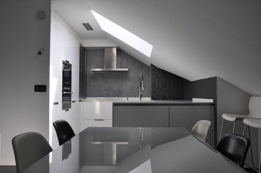 Cocina en buhardilla