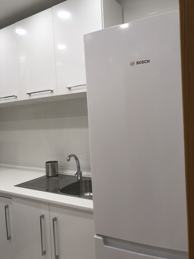 Cocina en color blanco