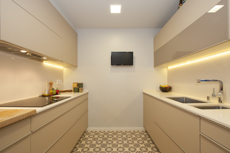 Cocina en distribución galería