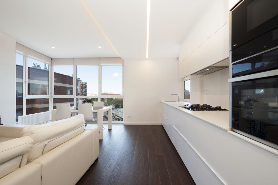 Cocina en distribución lineal