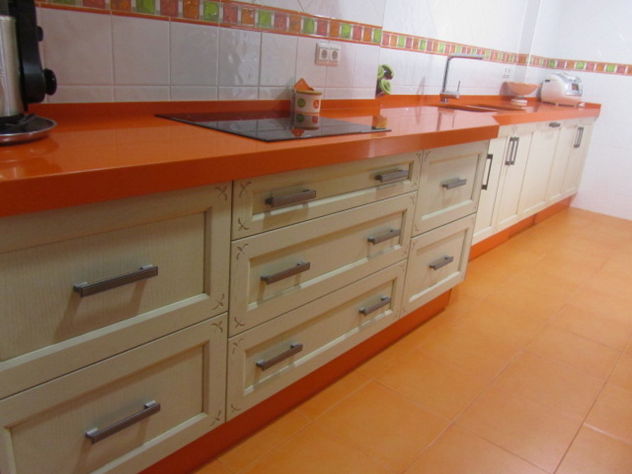 Cocina en madera a medida