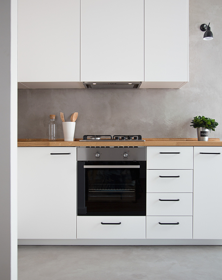 Cocina en tonos claros