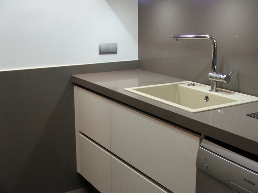 Cocina en un piso del Ensanche de Barcelona