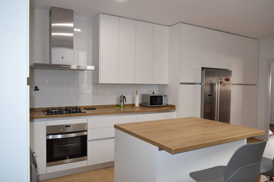 COCINA FORMICA BLANCO MATE