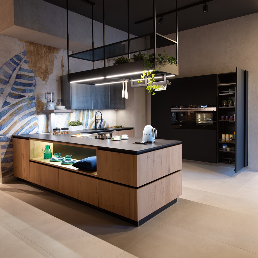 Cocina industrial con encimera Sirius Dekton