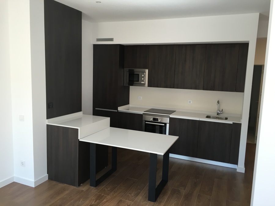 Cocina integrada en salón