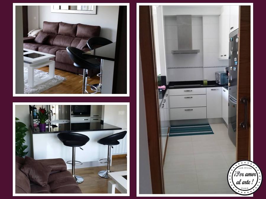 Cocina integrada en salón