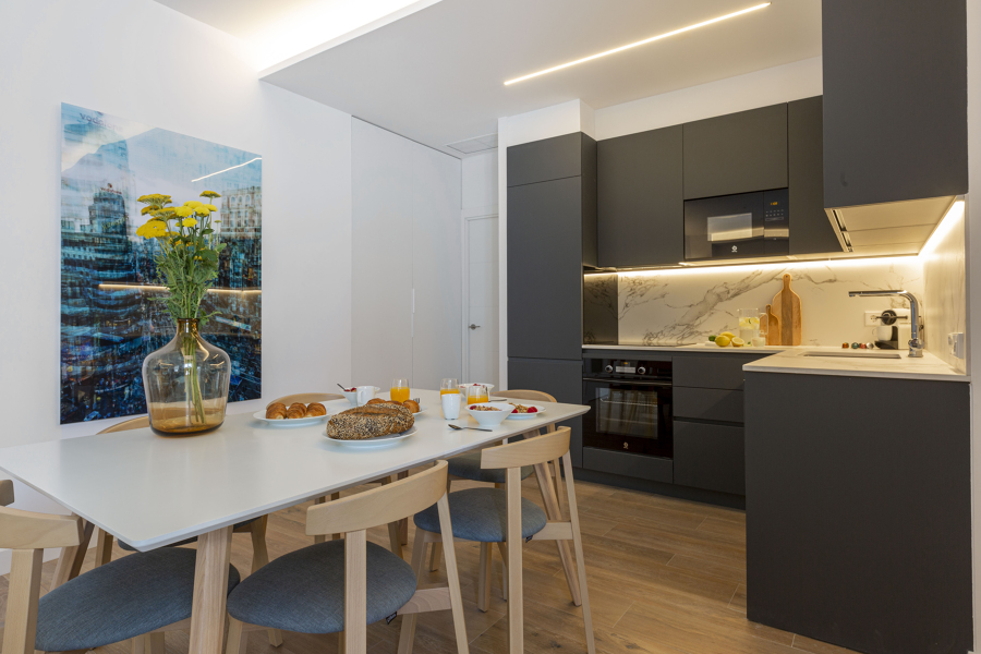 Cocina integrada salón comedor