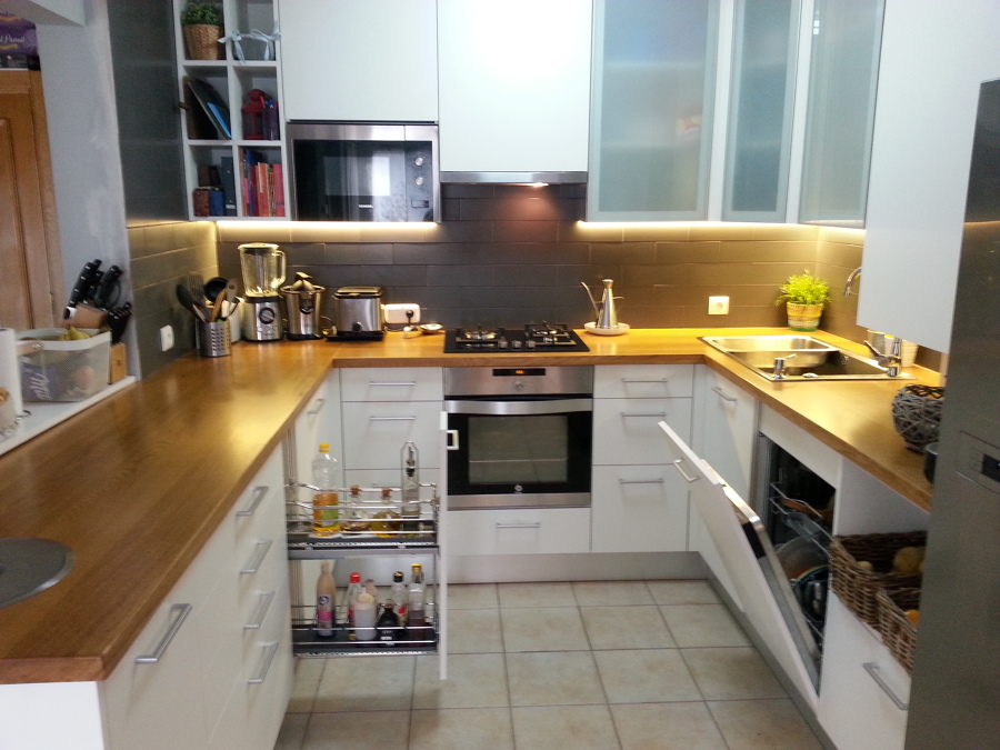 COCINA INTEGRAL ENCIMERA MADERA