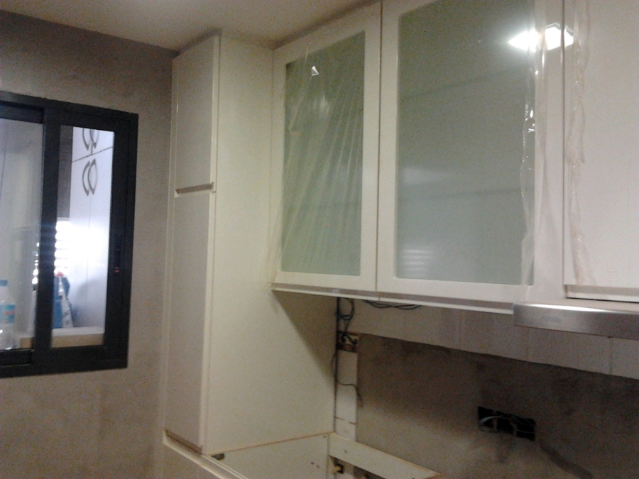 cocina lacada en blanco