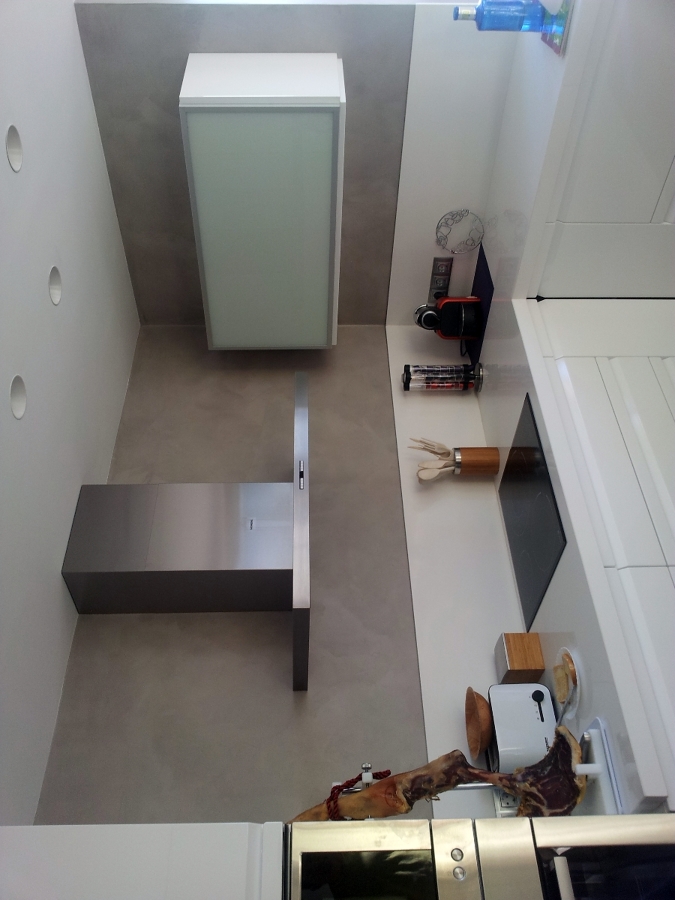 cocina microcemento en castellon