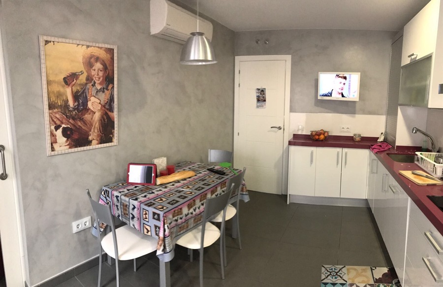 Cocina microcementos sin obra