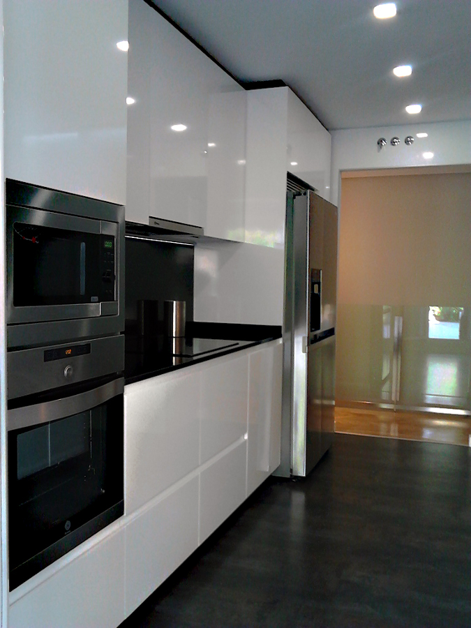 Cocina, mobiliario y encimera