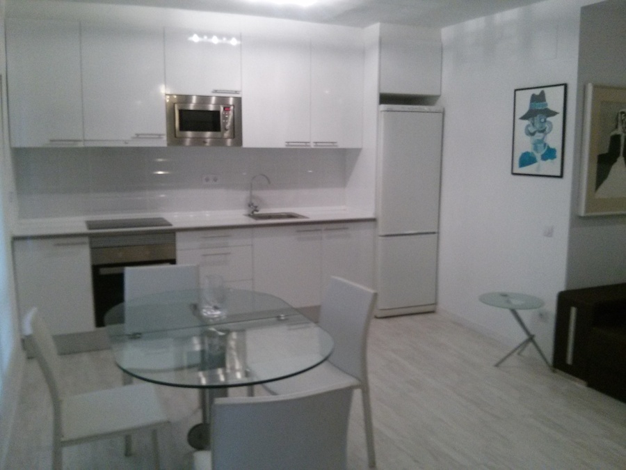 Cocina ,mobiliario y parquet