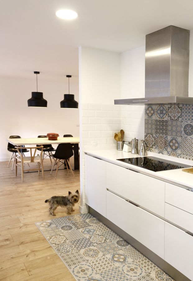 Cocina moderna blanca